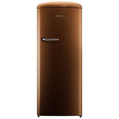 Gorenje ORB153 Freestanding Fridge, A+++ Energy Rating, Right-Hand Hinge, 60cm Wide Royal Coffee Gorenje ORB153 Freestanding Fridge, A+++ Energy Rating, Right-Hand Hinge, 60cm Wide Royal Coffee